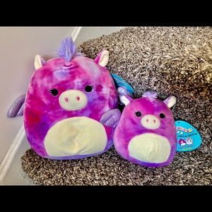 💕Perfect Purple Pegasus Pals💕-Squishmallow Set!